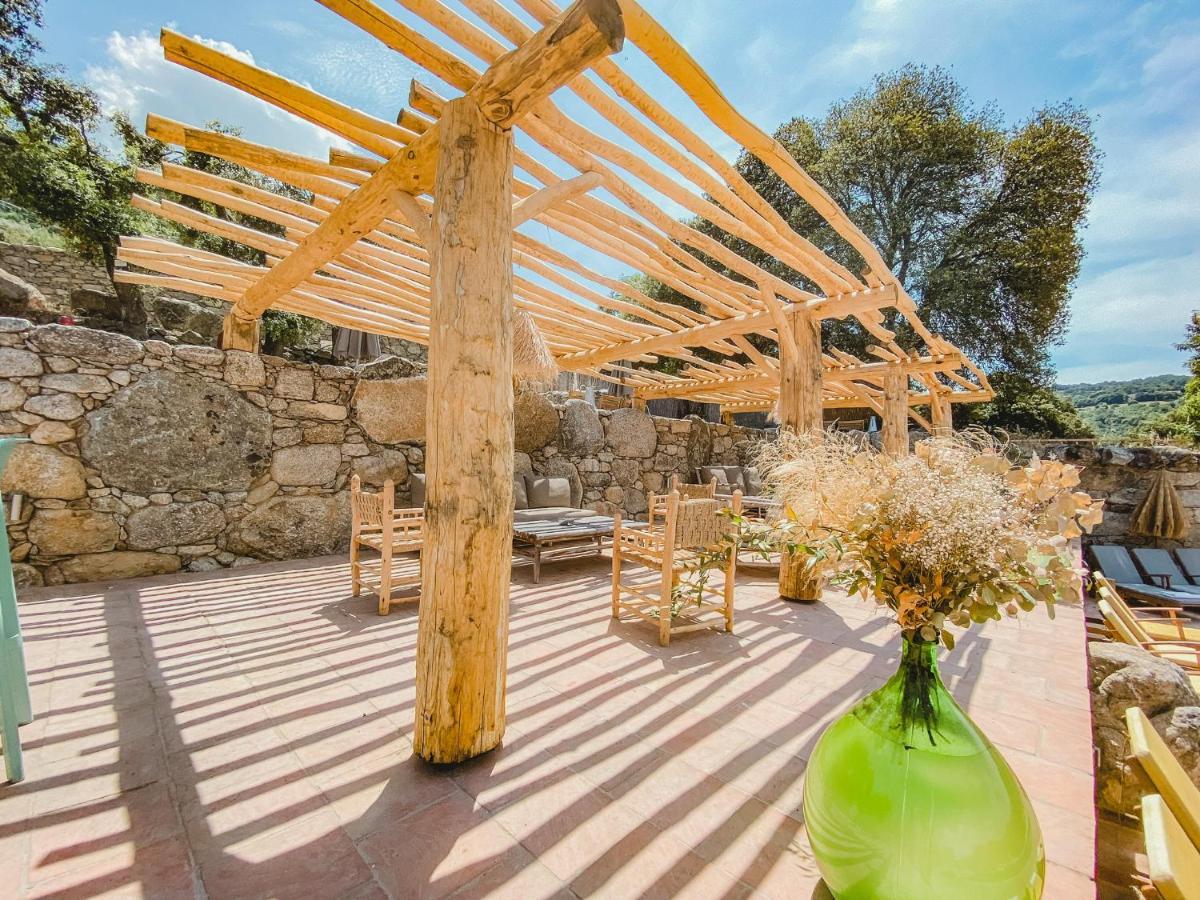 Résidence de Luxe 4 étoiles à Pietralba, 4 logements piscine chauffée BALAGNE Exterior foto