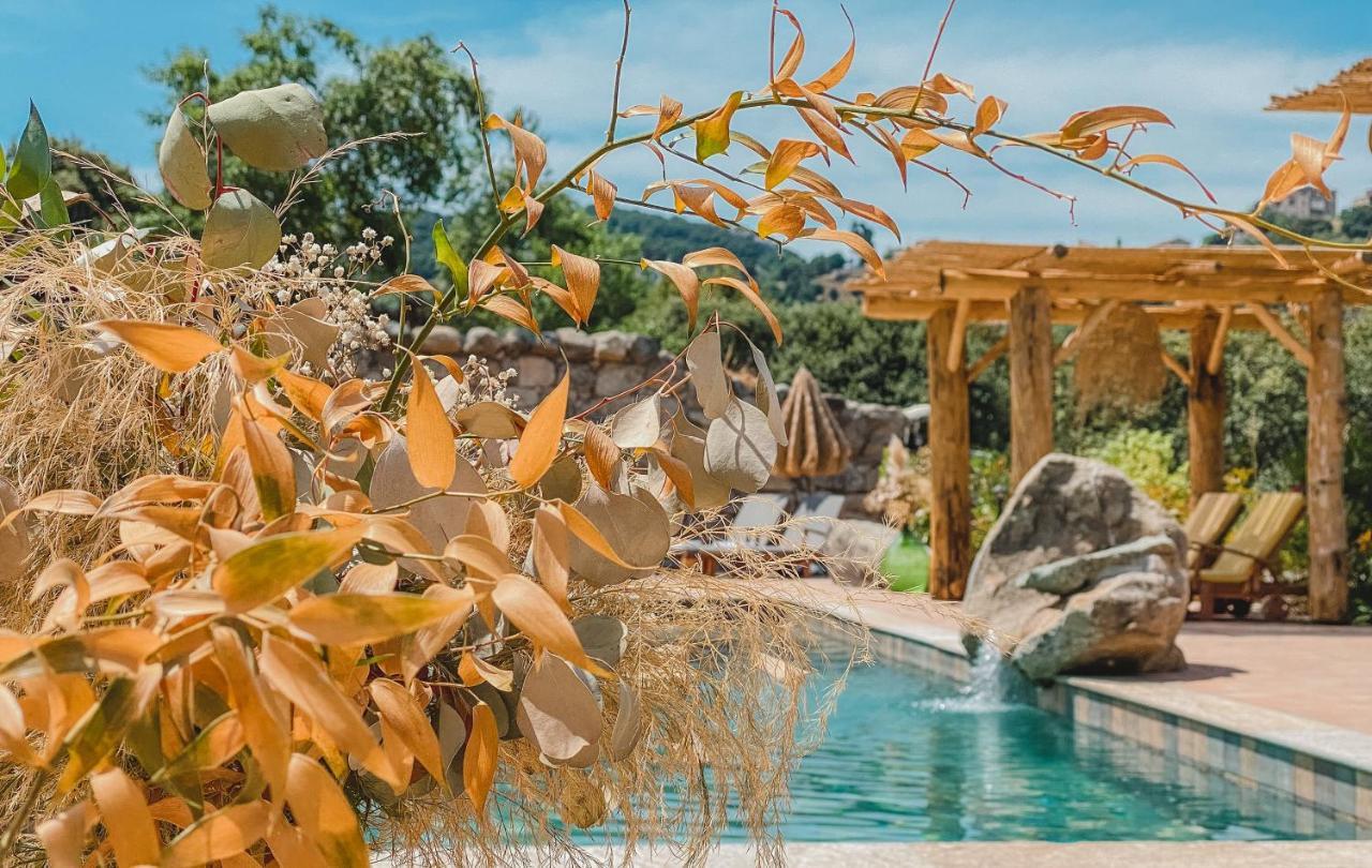 Résidence de Luxe 4 étoiles à Pietralba, 4 logements piscine chauffée BALAGNE Exterior foto